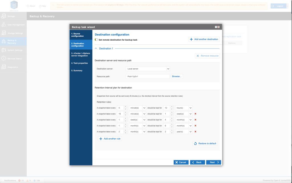 استوریج هگزاسن HexaSAN