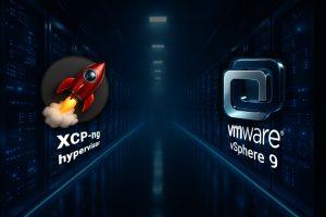 مقایسه جامع بین ماژول‌های VMware vSphere 9 و هایپروایزر XCP‑ng