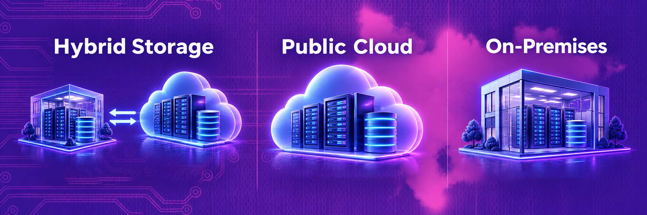 مقایسه On-Premises، Public Cloud و Hybrid Storage؛ کدام معماری مناسبتر است؟